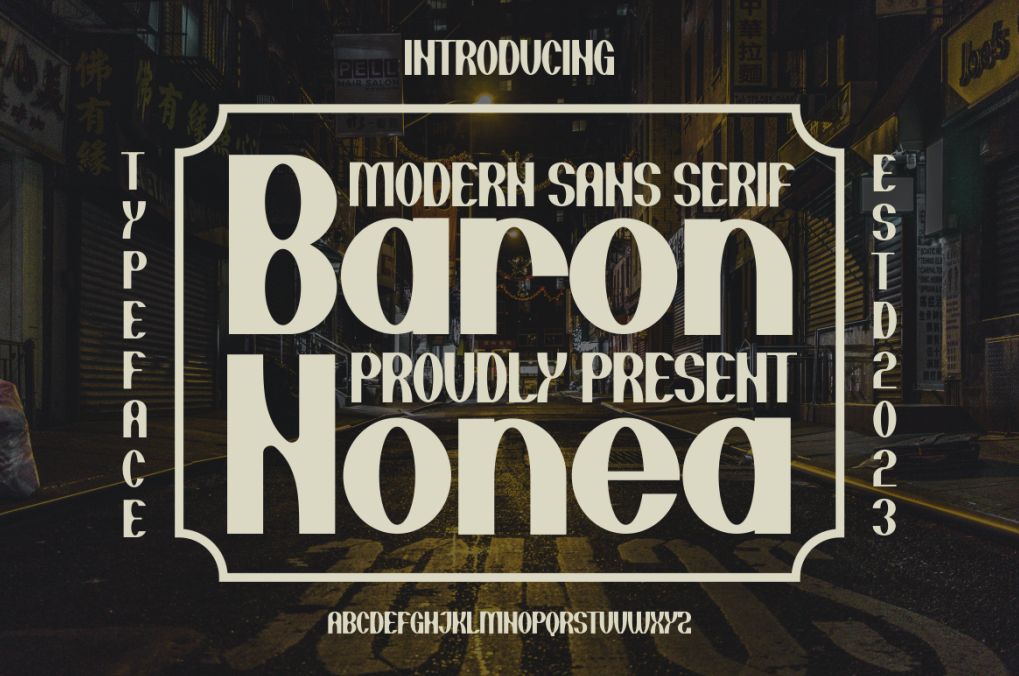 Baron Nonea Font – DevTemplates